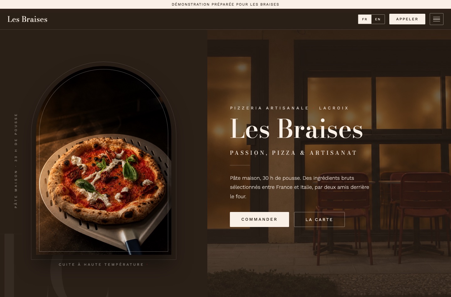 « Les Braises » · Pizzeria · vieille ville